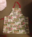 Delantal con dibujo de macetas HOME&HOPE MADRID