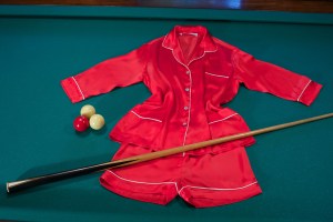 PIJAMA SEÑORA COLOR CORAL