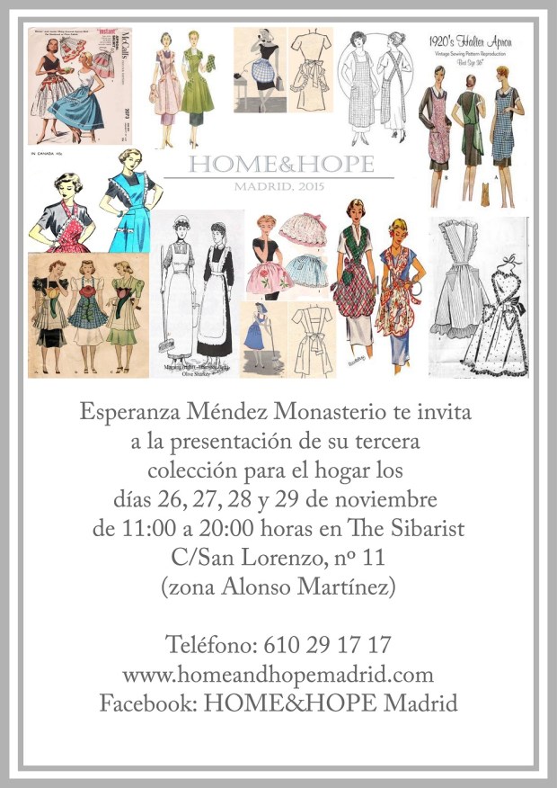 Invitación noviembre 2015 HOME&HOPE Madrid