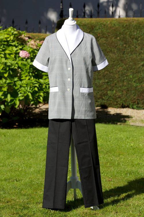 Uniforme príncipe de Gales, casaca y pantalón, para personal de servicio HOME&HOPE Madrid