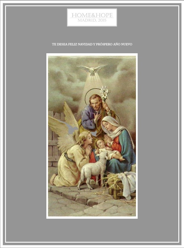 Feliz Navidad y Próspero Año Nuevo, HOME&HOPE MADRID